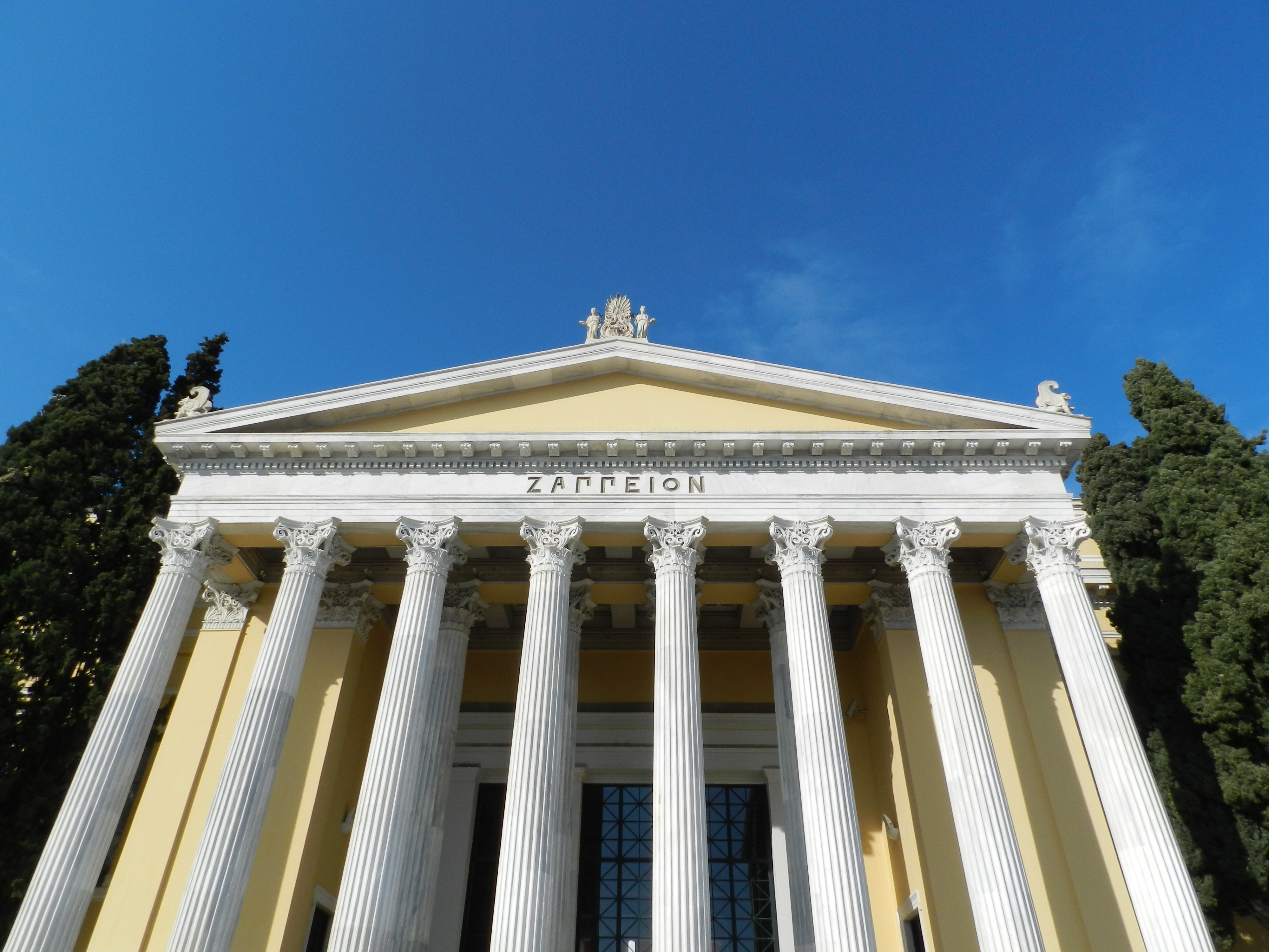 Columns of the Zappeion building in Athens